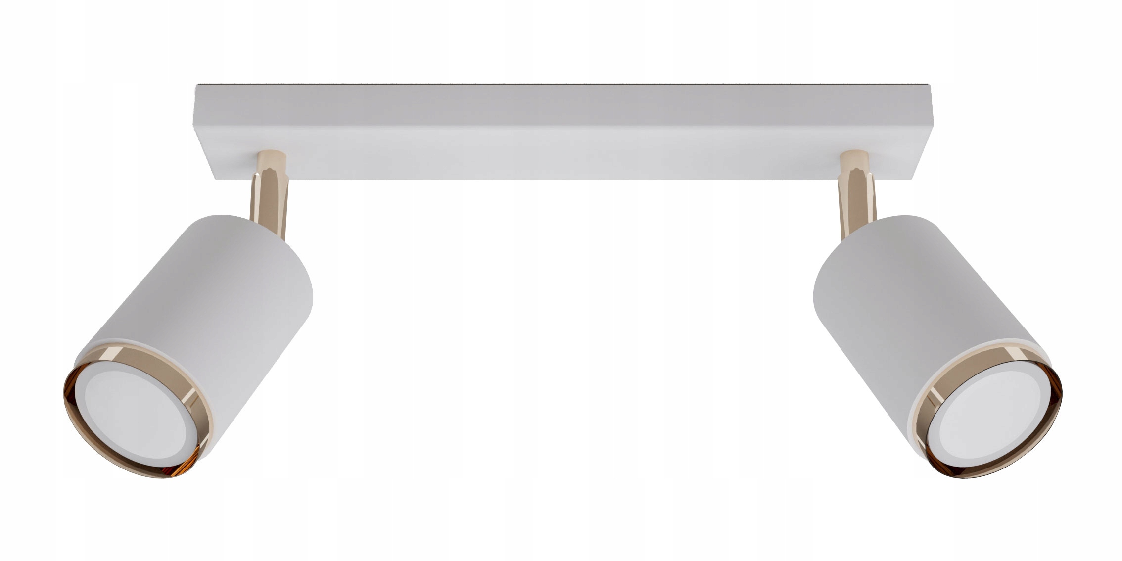 Stropní Svítidlo bílo-zlatý Stropní Svítidlo 2xGU10 Led