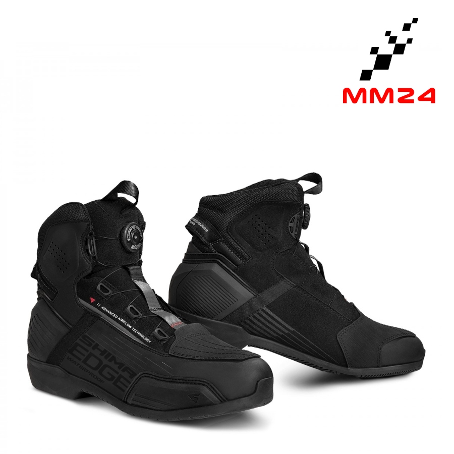 Motocyklové Topánky Shima Edge Wp S Mestskou Membránou, Krátke, Systém Atop 41