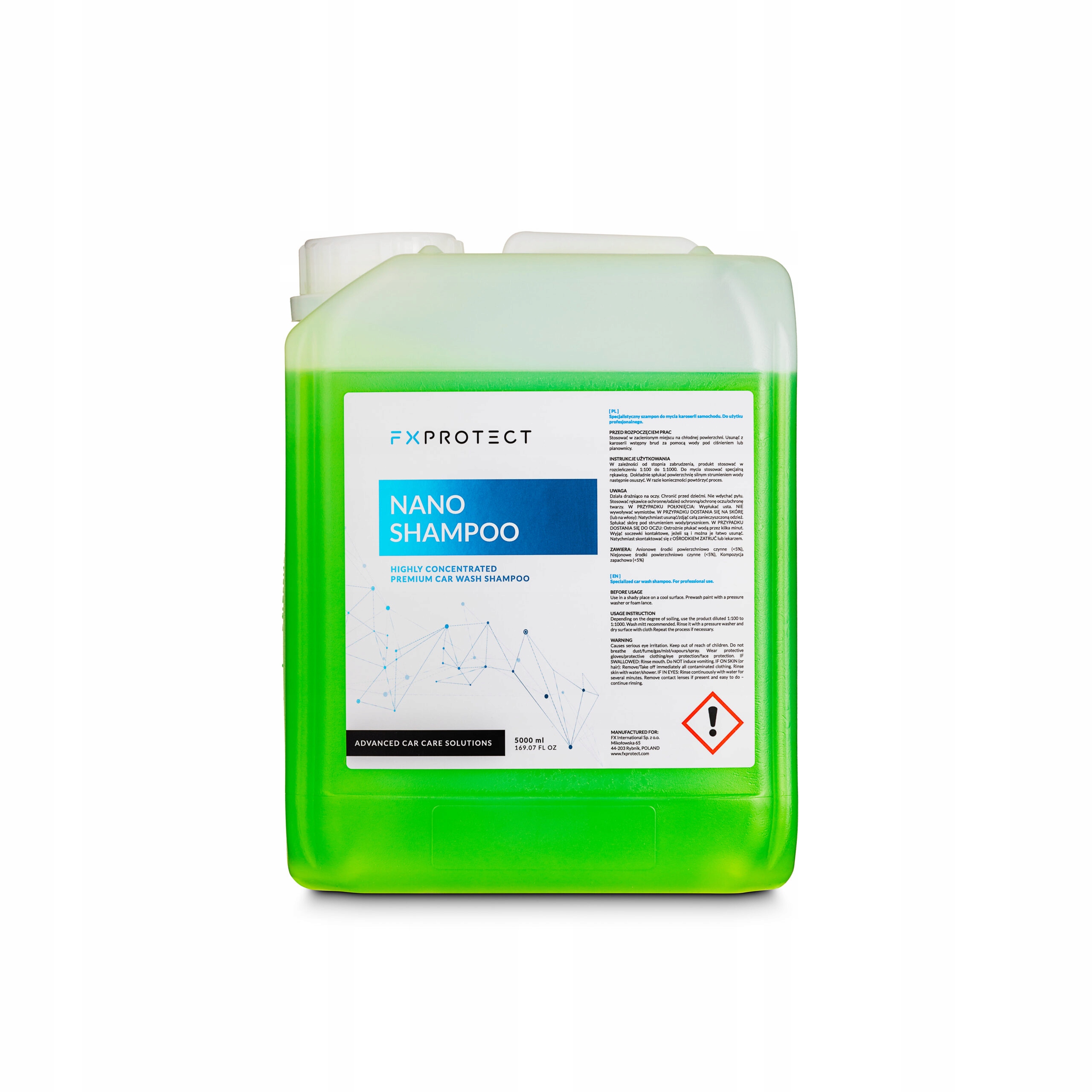 FX PROTECT NANO SHAMPOO 5L автомобильный шампунь 5L