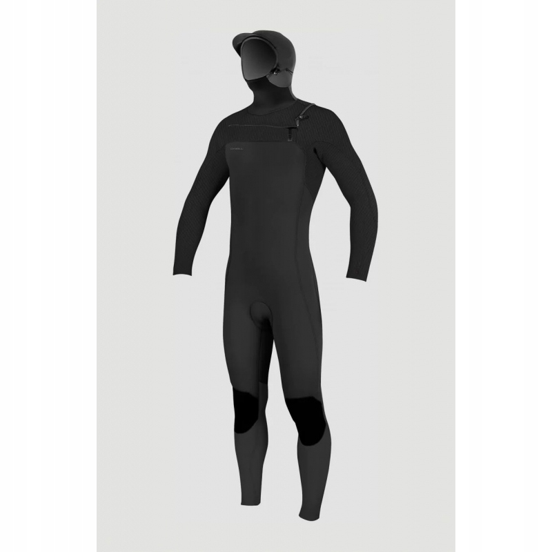 Pianka Męska ONeill Hyperfreak 5/4+ Chest Zip Full Hood Black roz Lt