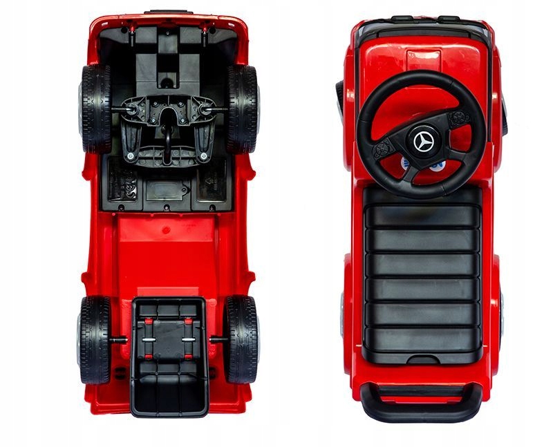 Mercedes Benz Antos jeździk odpychacz Truck z funkcjami dźwiękowymi