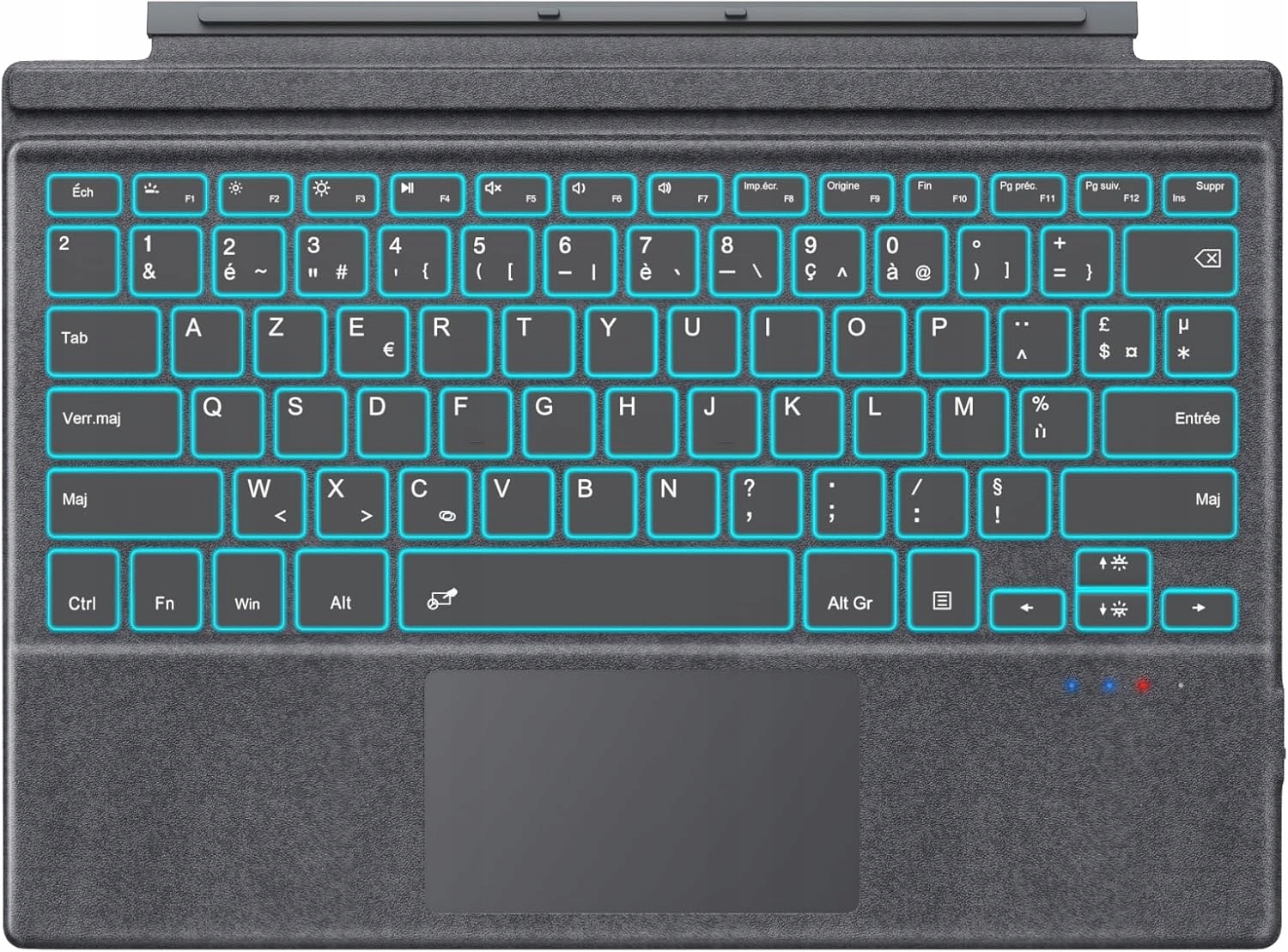 Klávesnice pro Microsoft Surface Pro 7 Plus 7 6 5 4 3 Bluetooth MoKo Azerty