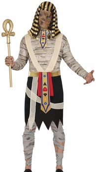 Kostým mumie faraona zombie Egypt Halloween tunika L
