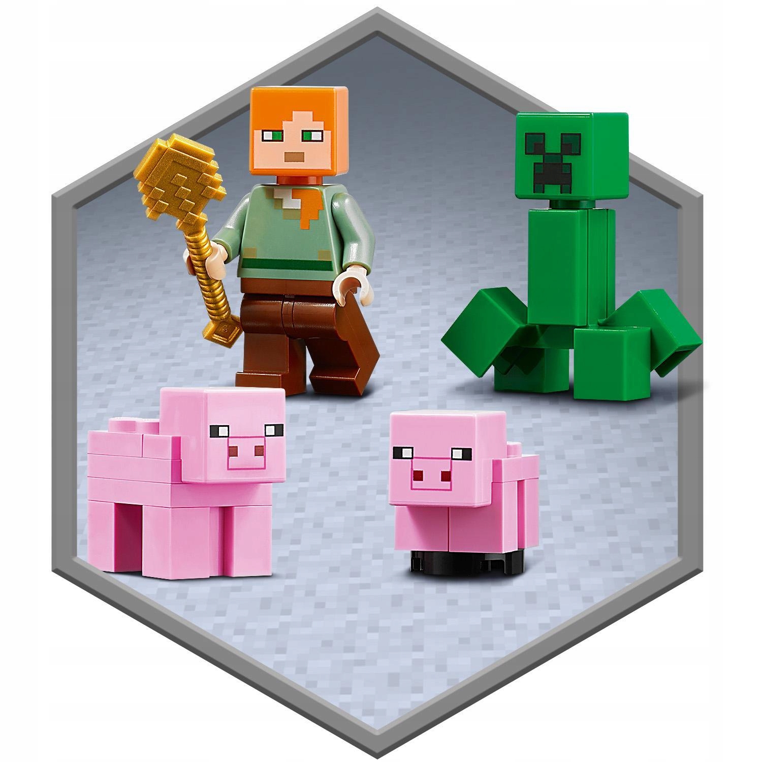 LEGO MINECRAFT Dom w kształcie świni 21170 Bohater Minecraft