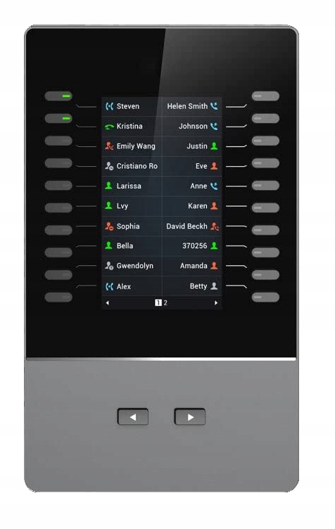 Moduł sekretarski GBX20 40 linii ekran LCD 4,3” 272×480 pikseli Grandstream EAN (GTIN) 6947273702931