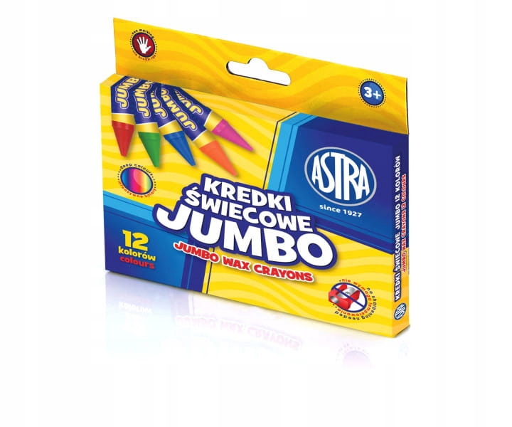 

Kredki świecowe Jumbo Astra
