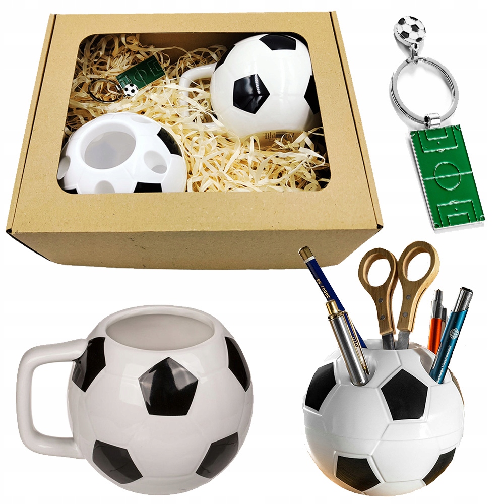 Zestaw Niezbędnik Piłkarza Kibica I Fana Piłki Opakowanie