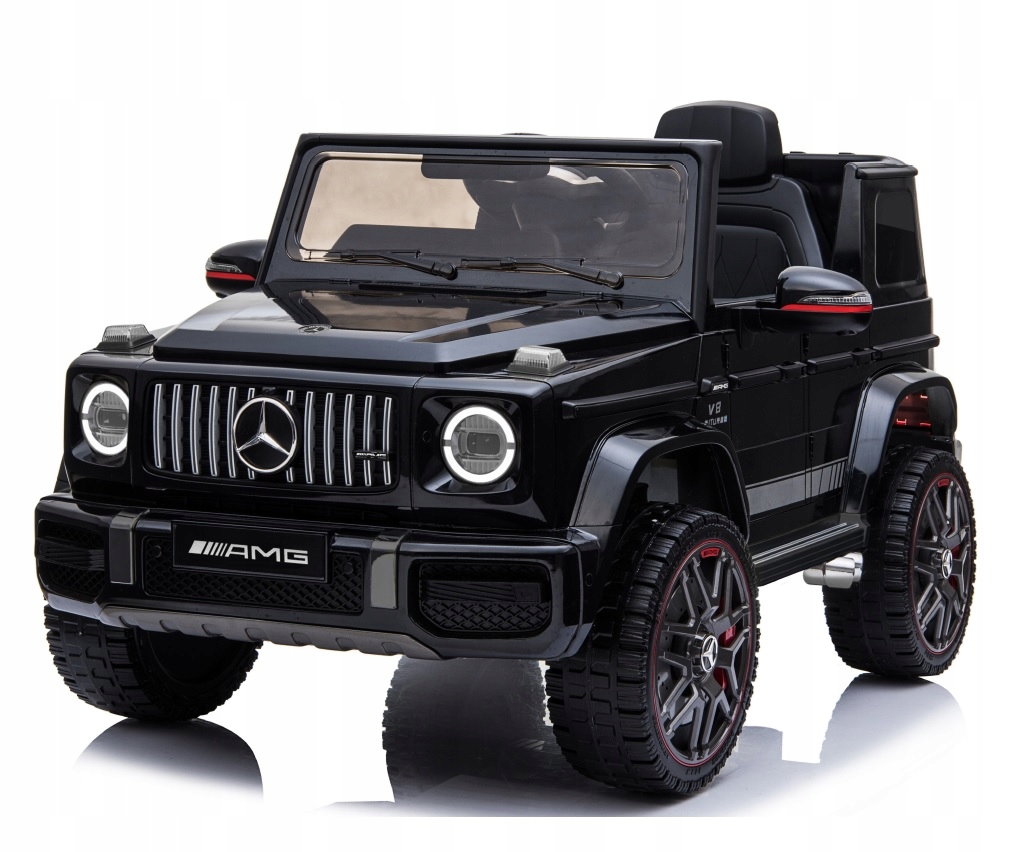 Mercedes G63 Auto Na Akumulator Skóra Pilot 12V7Ah Samochód 4-SILNIKI 4x4