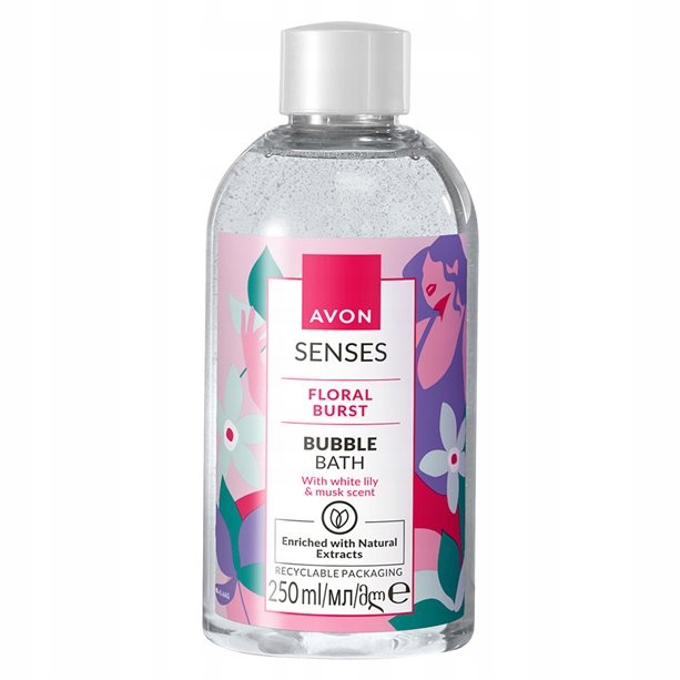 AVON SENSES PŁYN DO KĄPIELI FLORAL BURST 250 ML
