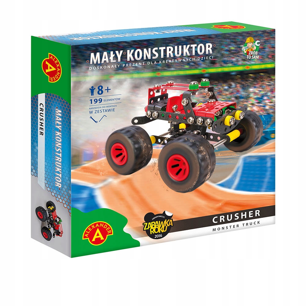 9155 MAŁY KONSTRUKTOR MONSTER TRUCK CRUSHER ALEXANDER