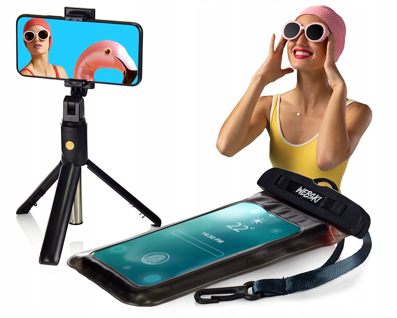 

Wodoodporne Etui Ze Smycza Do Nurkowania+kij Selfi