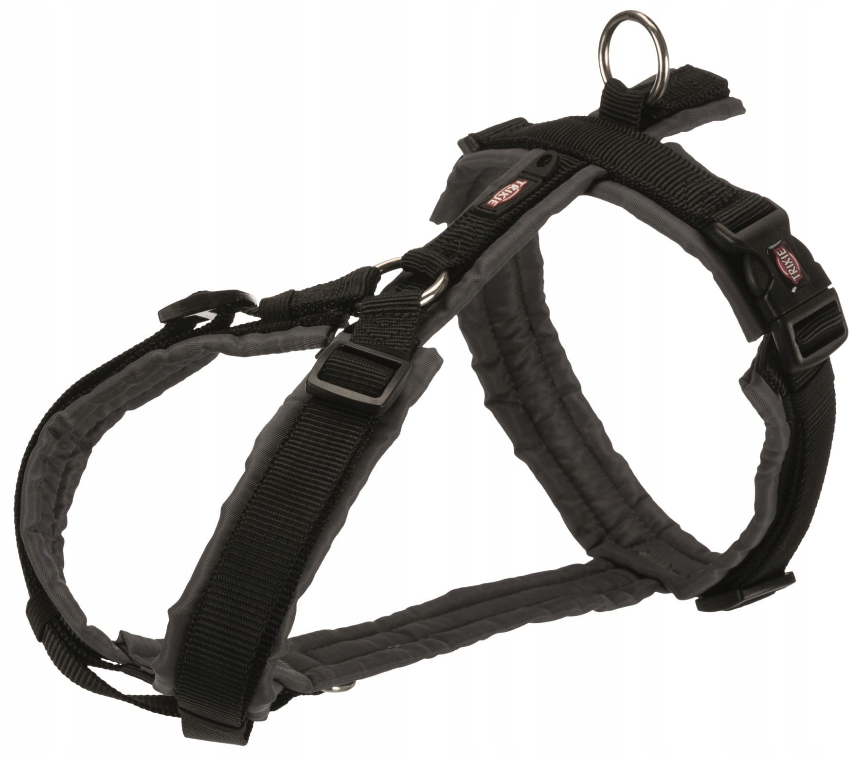 Levně Trekingové hole Premium, M: 53–64 cm/20 mm, černé/grafitové