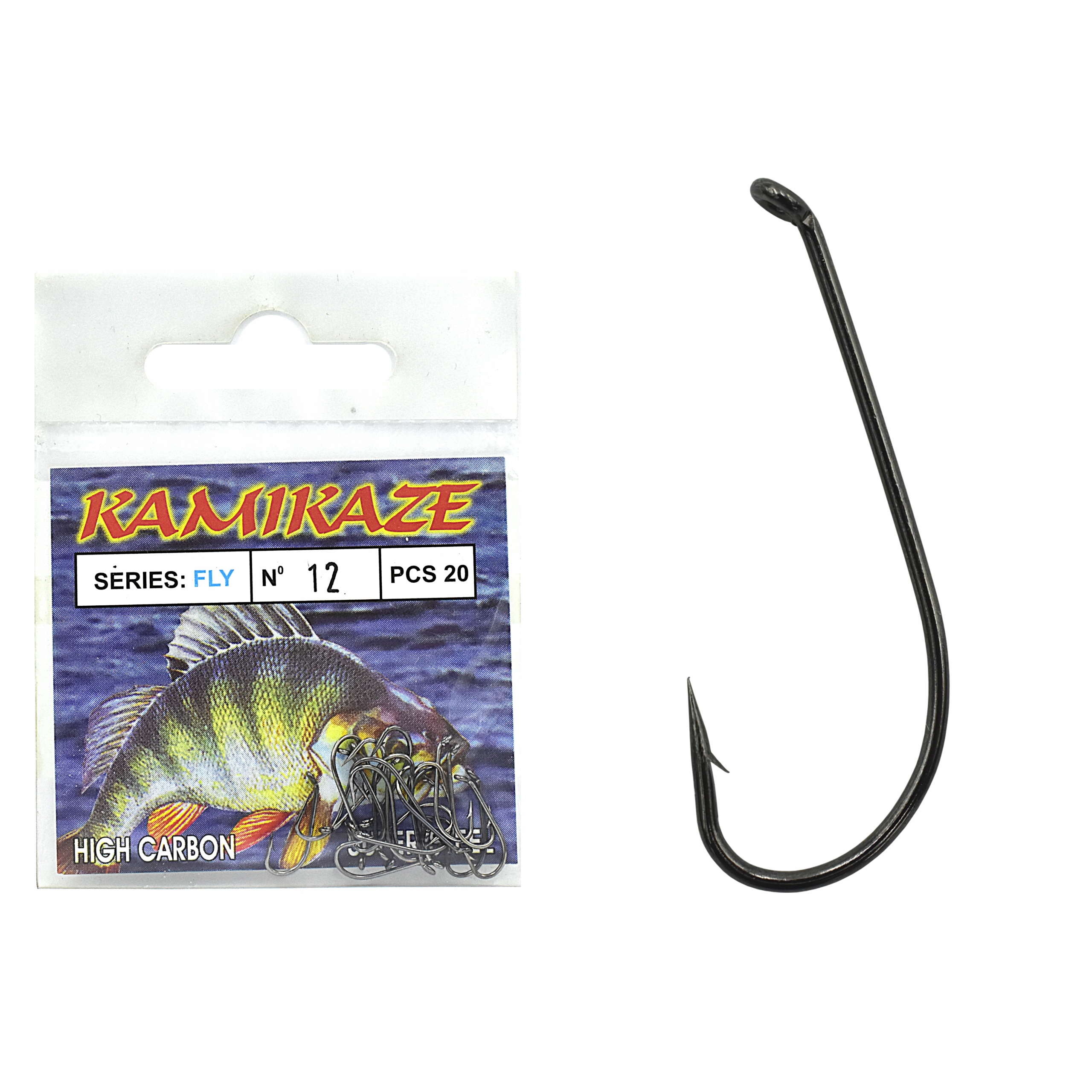 

Haczyk Haczyki Kamikaze Fly Nr 12 (20szt) b. nick
