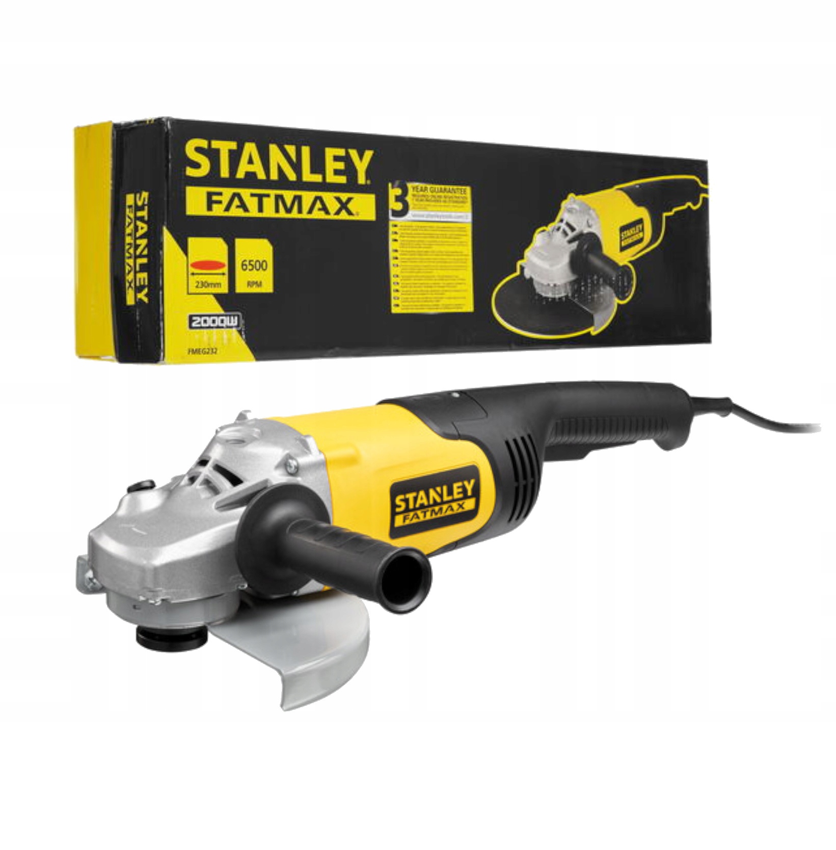 Stanley Fatmax Szlifierka Kątowa Duża 230mm 2000W FMEG232