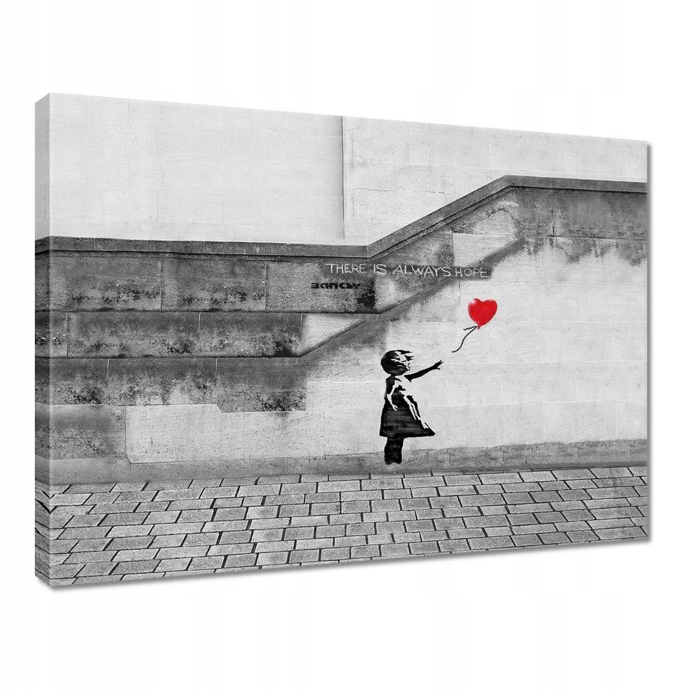 

Obrazy 40x30 Banksy Dziewczynka Hope
