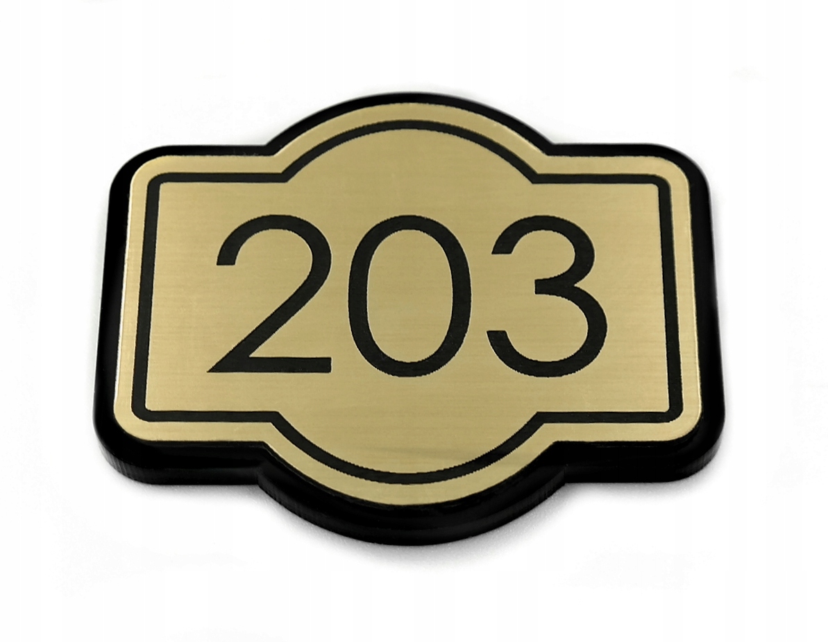 numerki NUMEREK NA DRZWI hotel 5x4 + PLEKSI 10 szt Marka inna