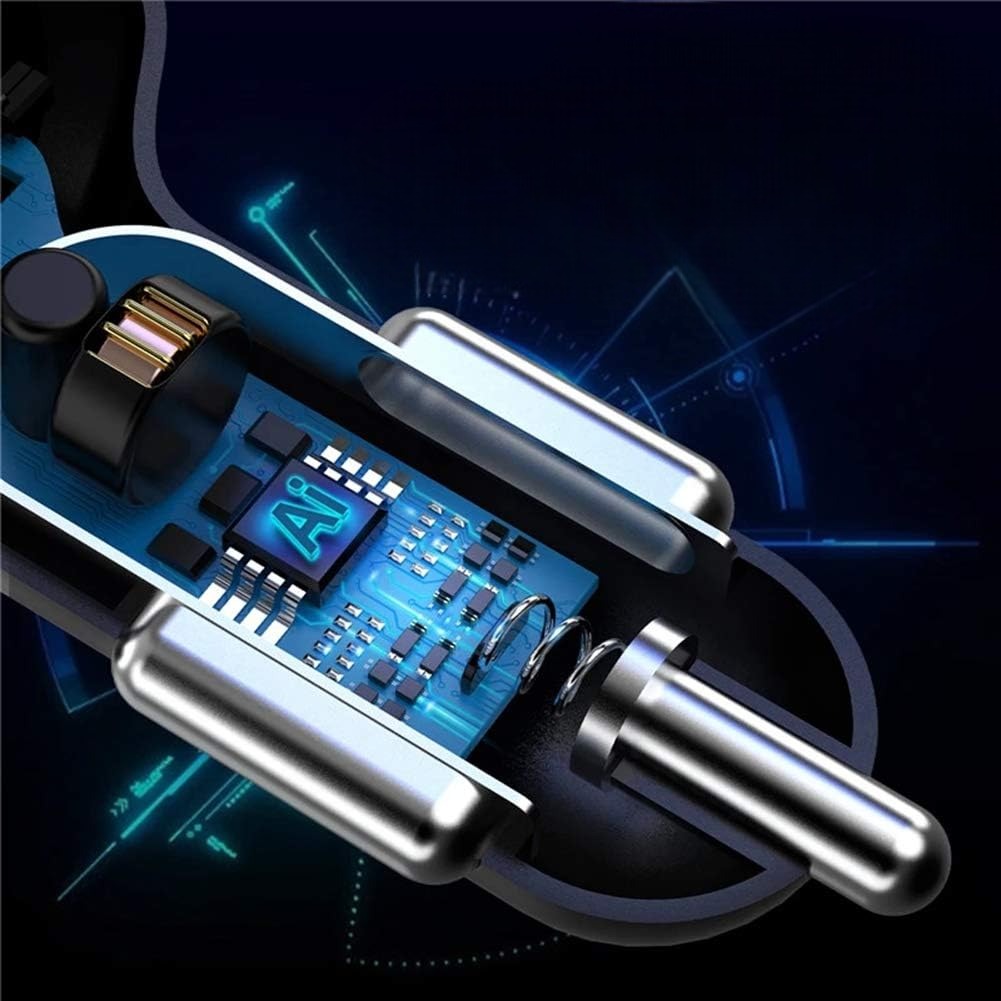 SPEED Ładowarka do AUTA SAMOCHODU 4x USB PD QC 3.0 do Telefonu +MOCNY Kabel Stan opakowania oryginalne