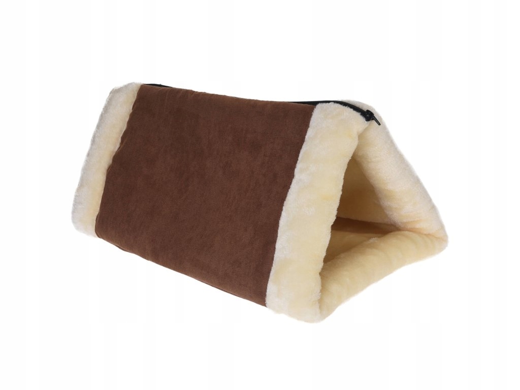 Levně Pelíšek- polštář pro kočku 2v1, 85 x 54 cm, hnědý