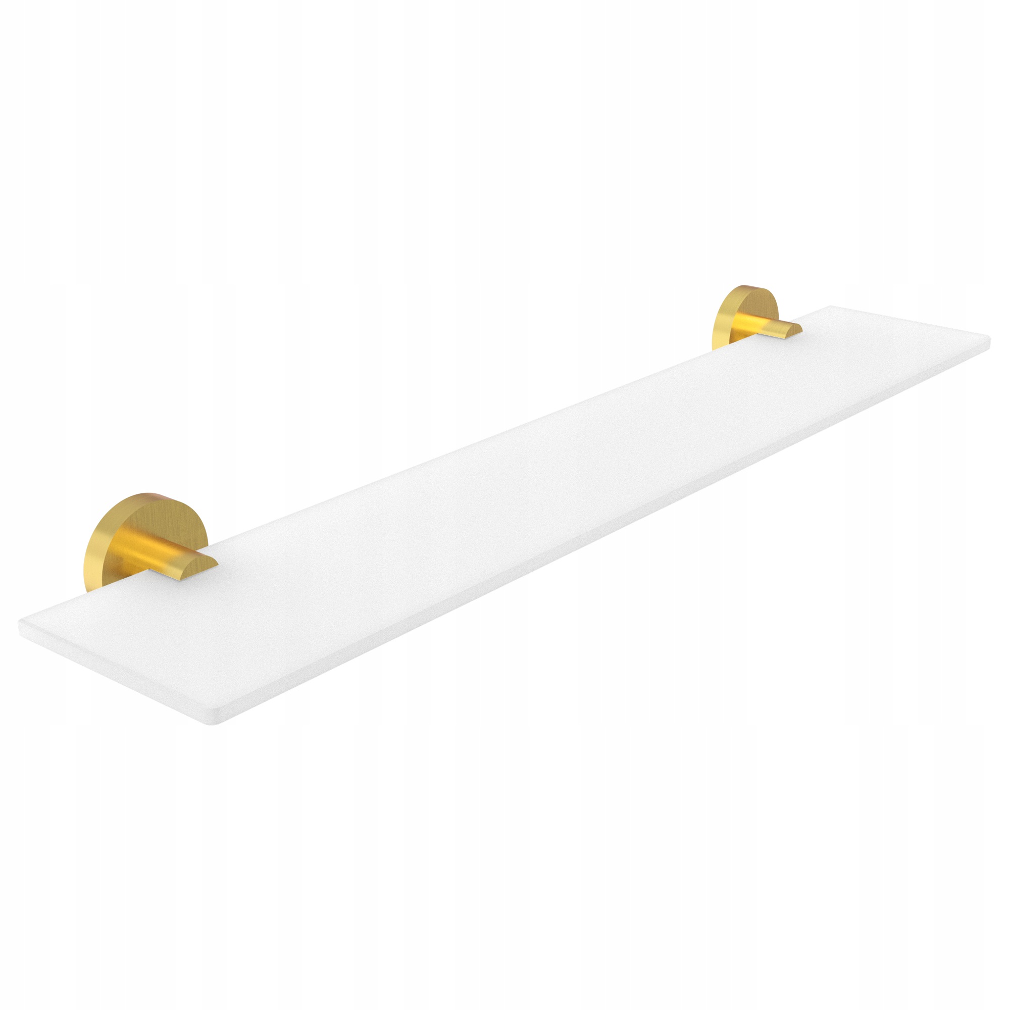 Nimco Unix zlatá police do koupelny skleněná mat 60 cm Unz 13091B-60-Z_