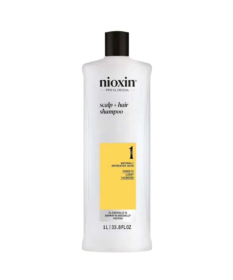 Nioxin Pro Clinical 1 Scalp Hair Šampon pro barvené vlasy 1000 ml