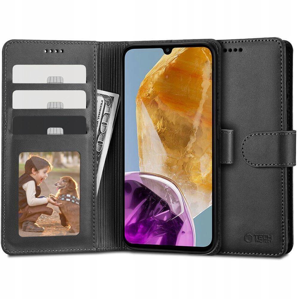 Etui z klapką Tech-protect do Samsung Galaxy M15 5G Wallet czarny