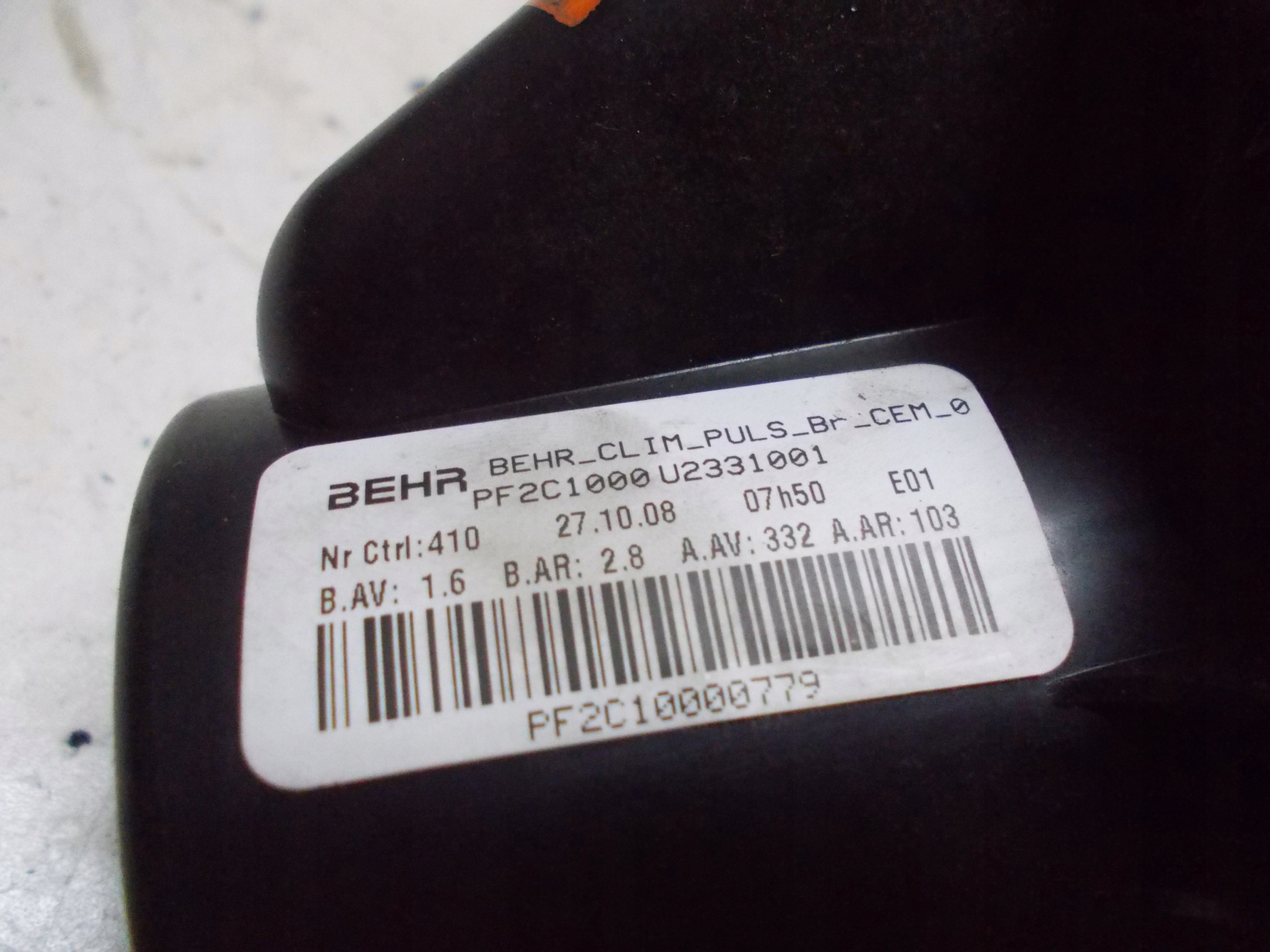 CITROEN C4 Lüfter DMUCHAWA PF2C100U2331001