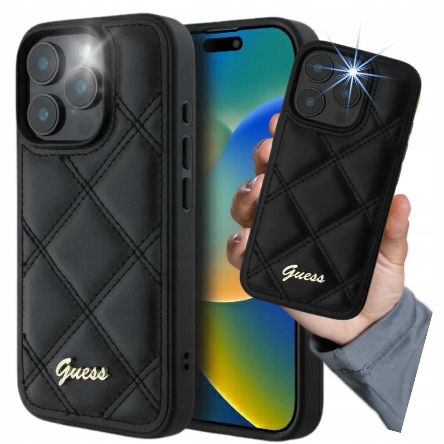 Etui Guess do iPhone 15 Pro Max, obudowa, case, futerał, plecki, pokrowiec