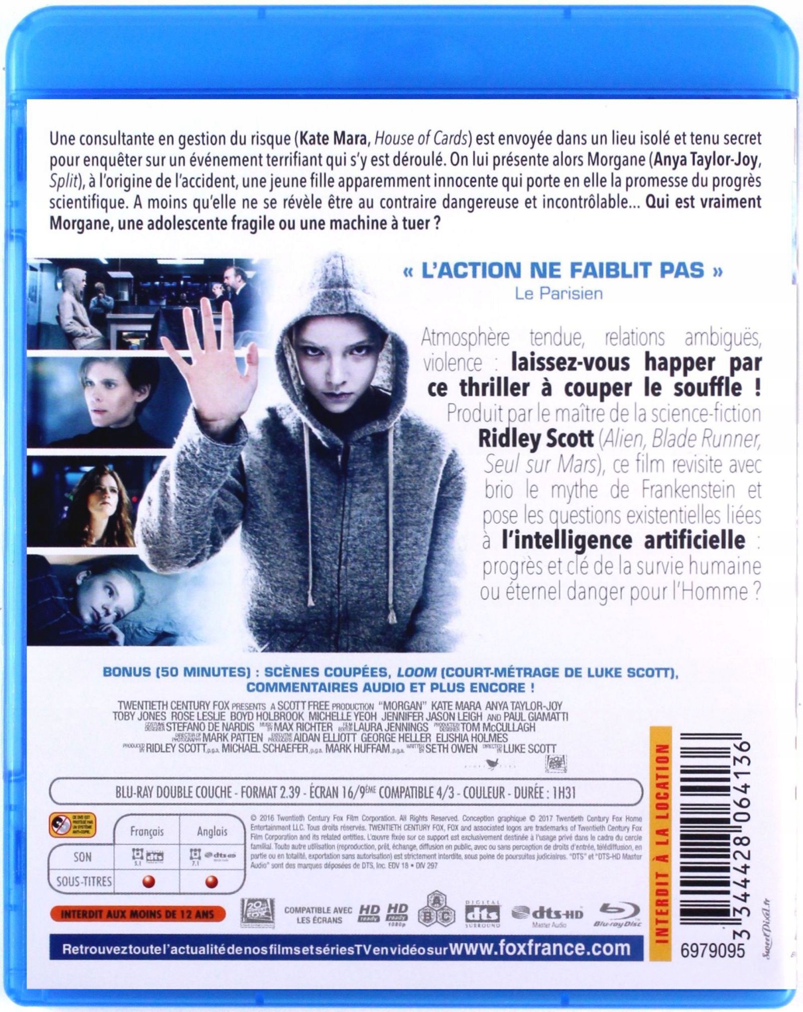 MORGAN (BLU-RAY) Lektor PL Stan opakowania oryginalne