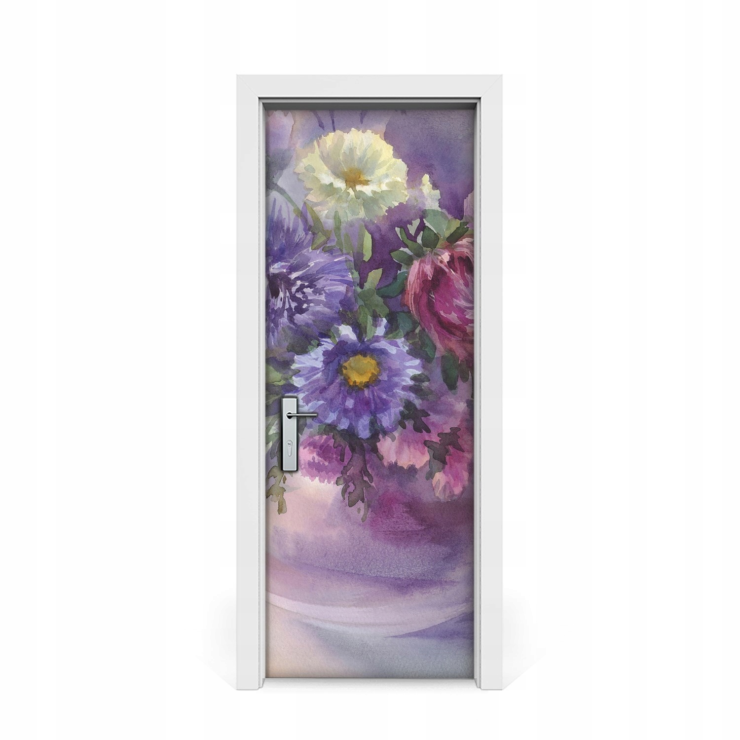 

Naklejka na drzwi okleina Kwiaty w wazonie 75x205