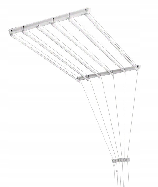 SUSZARKA SUFITOWA ŁAZIENKOWA BALKON 150cm 6-prętów Kod producenta SU-7/150