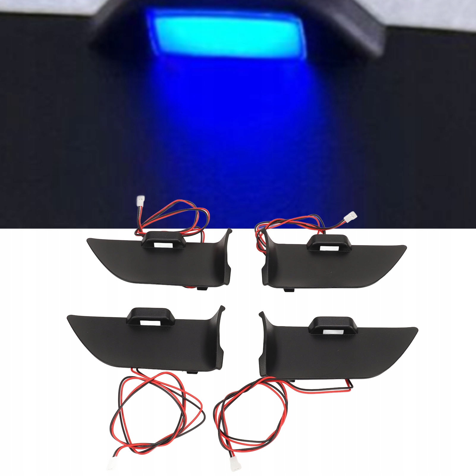 WEWNĘTRZNE OŚWIETLENIE DRZWI LED WNĘTRZE SAMOCHODU DEKORACYJNY OŚWIETLENIA Producent bez marki