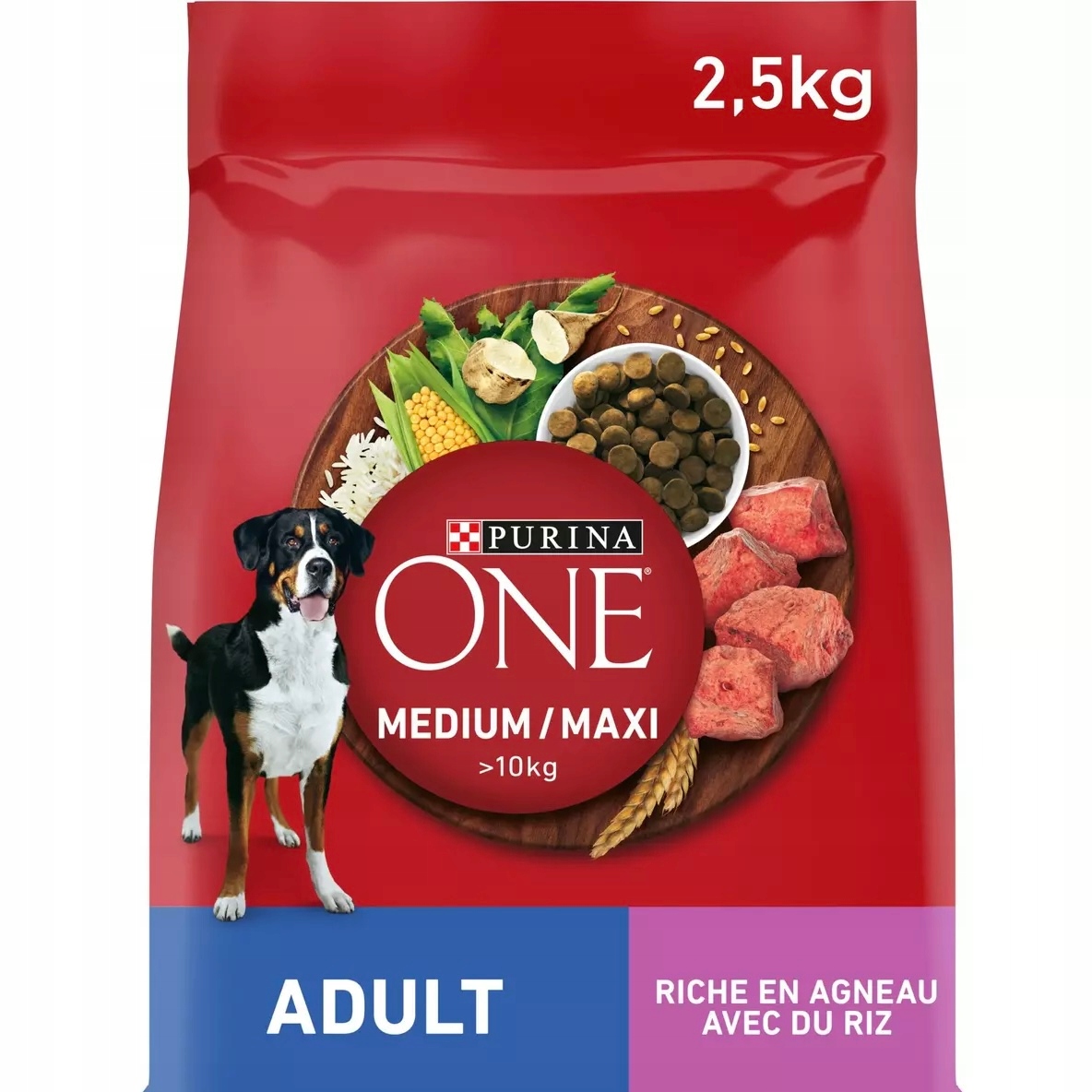 Purina One Krmivo pro dospělé psy krůta 2,5 kg