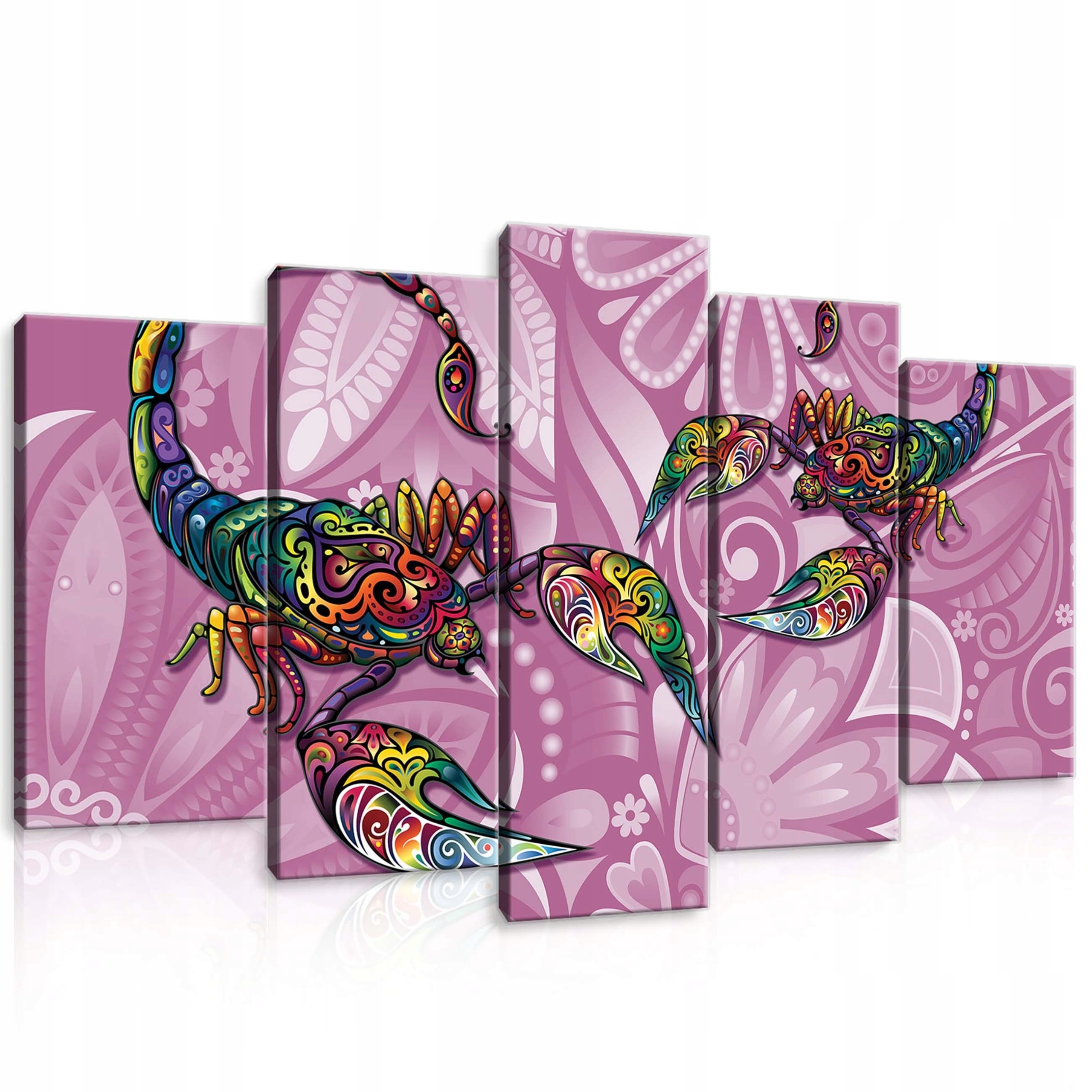 Obraz 100x60 modulární štír nástěnná dekorace vzory exotika