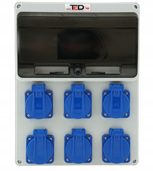 Stavební Rozvaděč Jednofázový 6 X 230V 16A 11 Modulů IP44