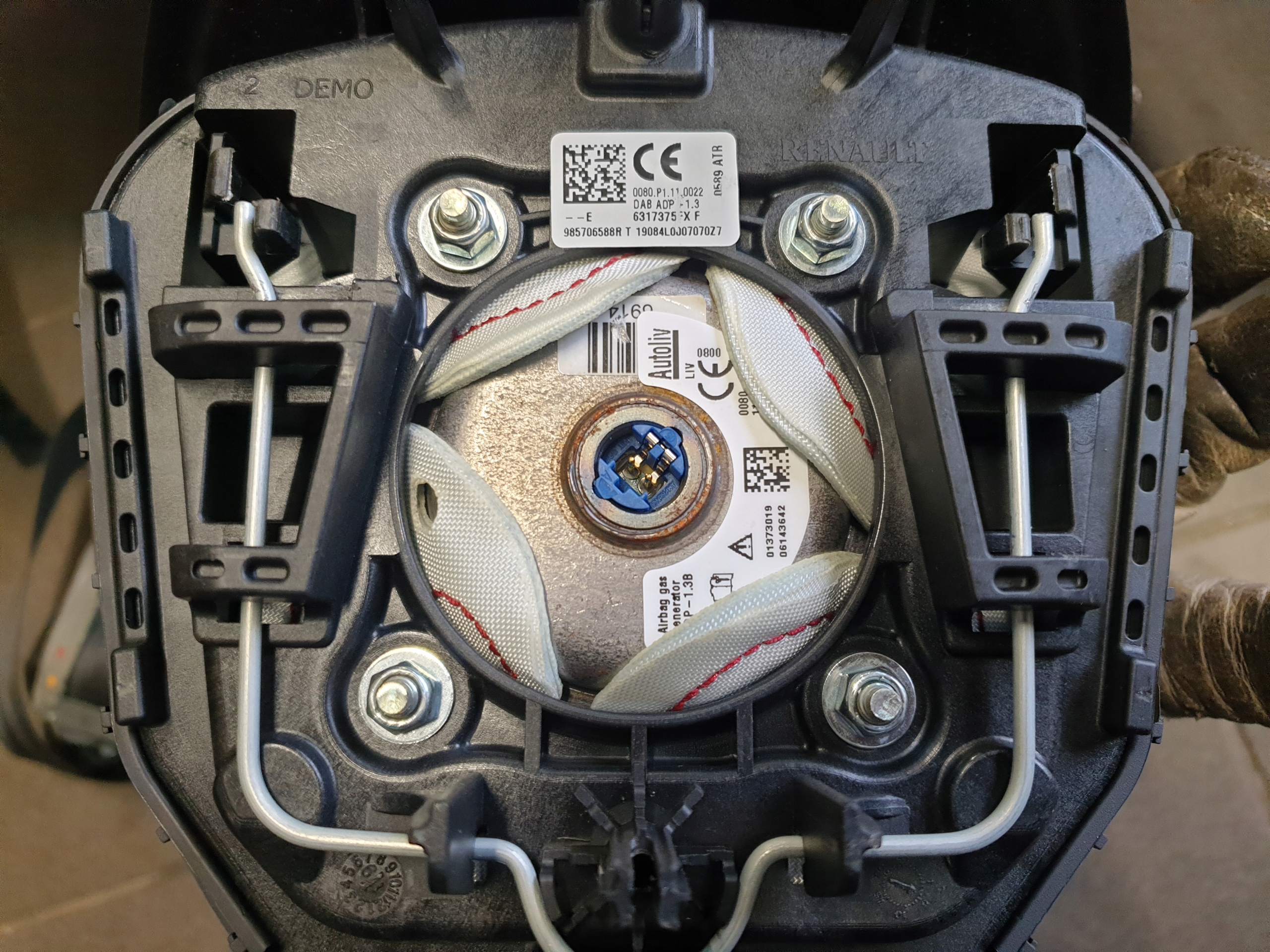 dashboard instrument panel airbags RENAULT CLIO 4 IV 2017- LIFT