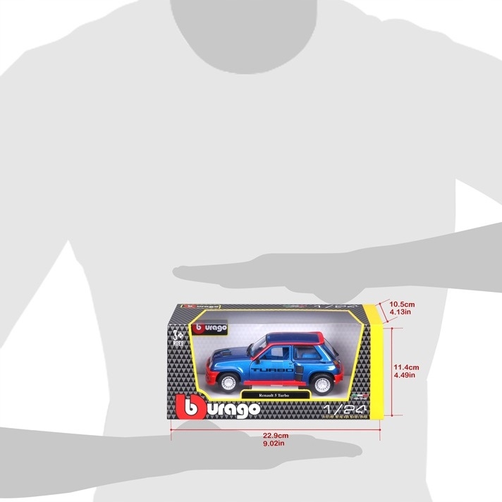 Renault 5 Turbo 1:24 model Bburago 18-21088 Materiał metal plastik