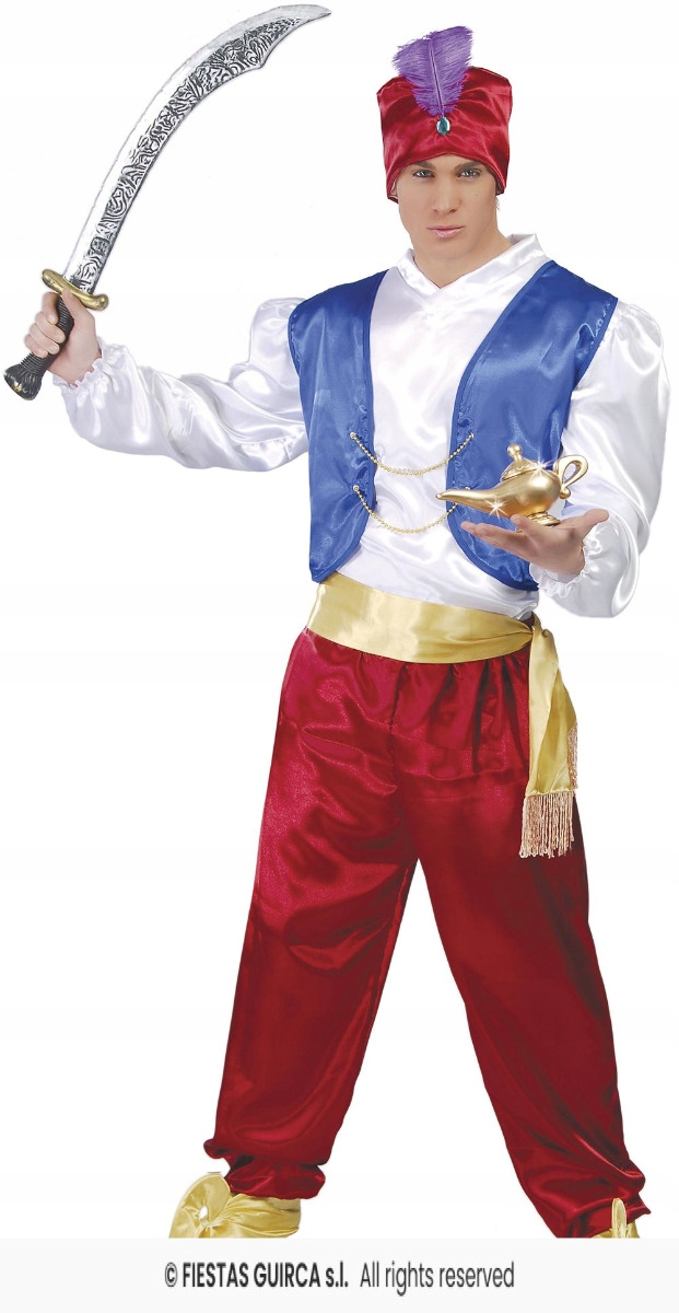 Kostým Zloděj Pohádkový Kupec Indický Orientální Kositum S