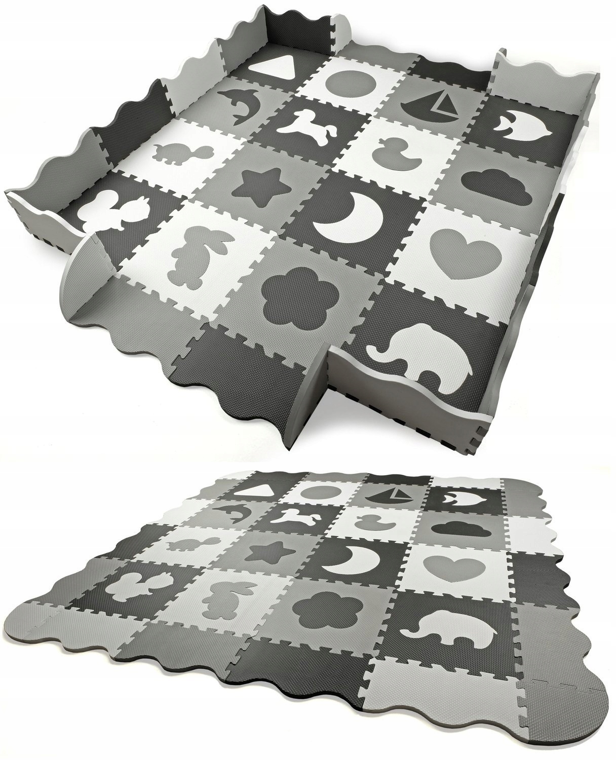 PUZZLE PIANKOWE MATA PIANKOWA EDUKACYJNA 150X150CM Wiek dziecka 0 +