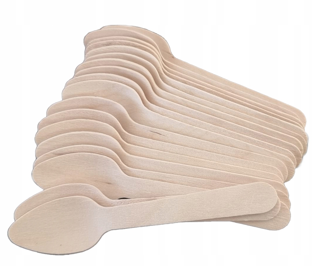 

Łyżeczki drewniane Eko sztućce jednorazowe 100 szt