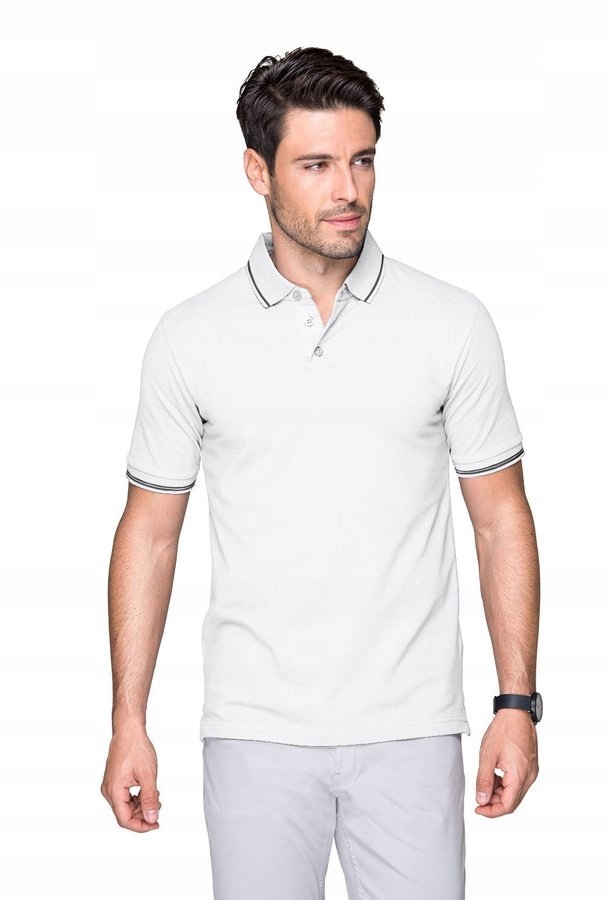 

Męska koszulka polo Malfini Perf Plain biała 2XL