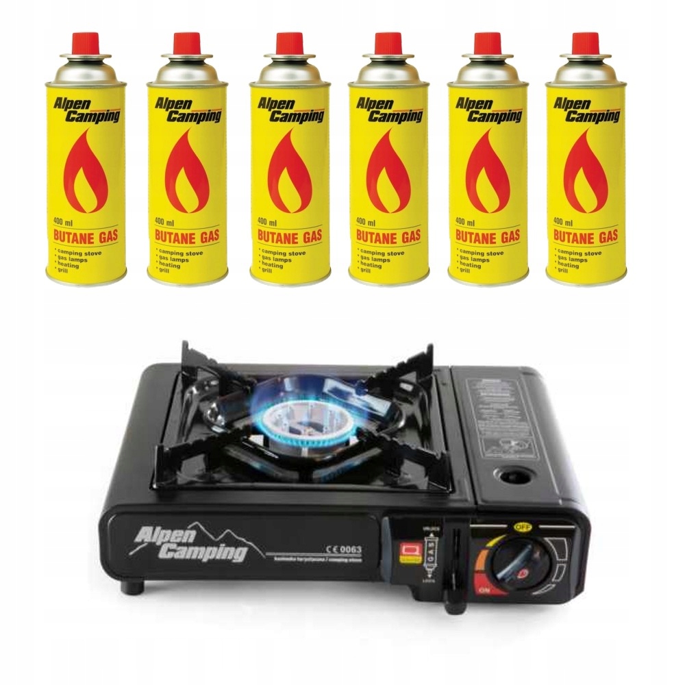 Plynový vařič 6 kartuší