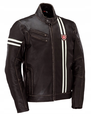 Kožená Motocyklová Bunda Spyke Rider Man Wp 50 Vintage