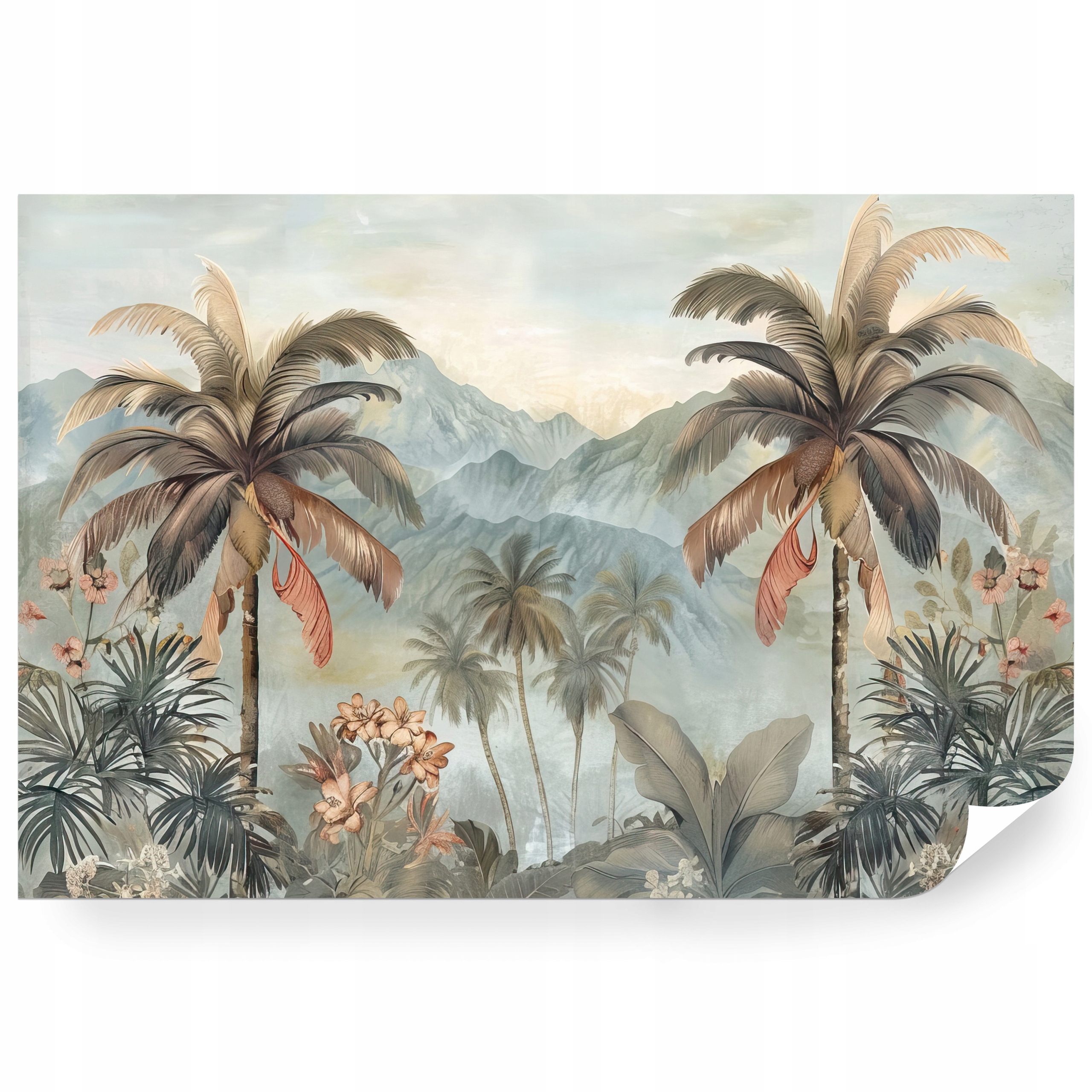 Samolepiaca fototapeta 3D Grafika Tropického Lesa 520 x 318 cm