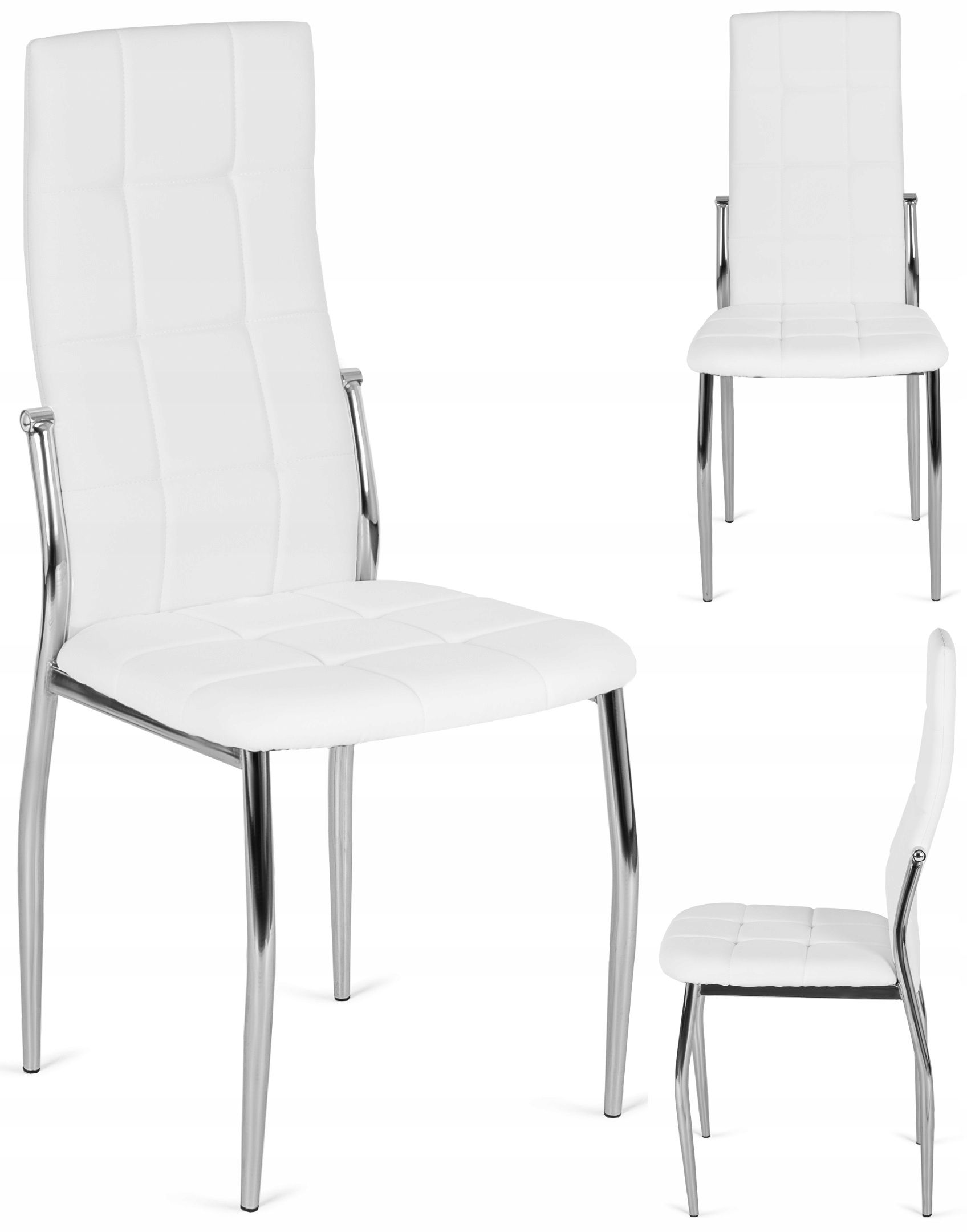 

Krzesło Molly Białe Kuchenne do Salonu Jadalni