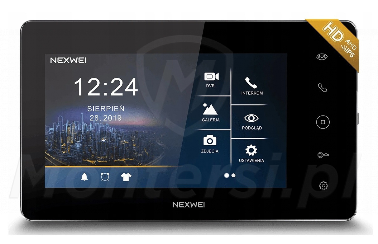 Monitor 7" Ips Nexwei NW-VI9S-BW Wifi Paměť 1080p