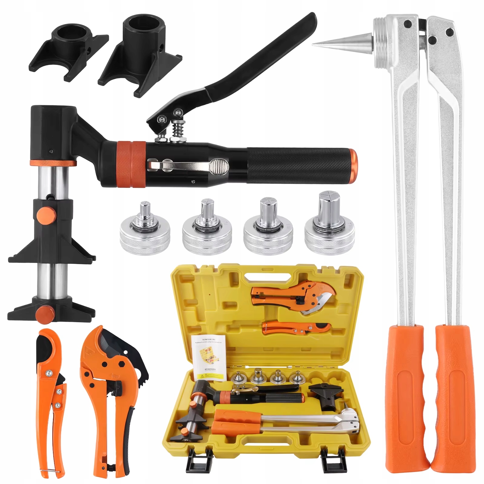 Axiální lis na trubky Pex Expandér Ruční lis 16-32 mm Lehký