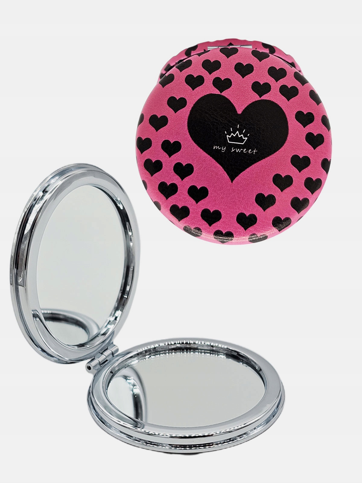 LUSTERKO SKŁADANE MAŁE KIESZONKOWE DO TOREBKI PLECAKA DWUSTRONNE w3