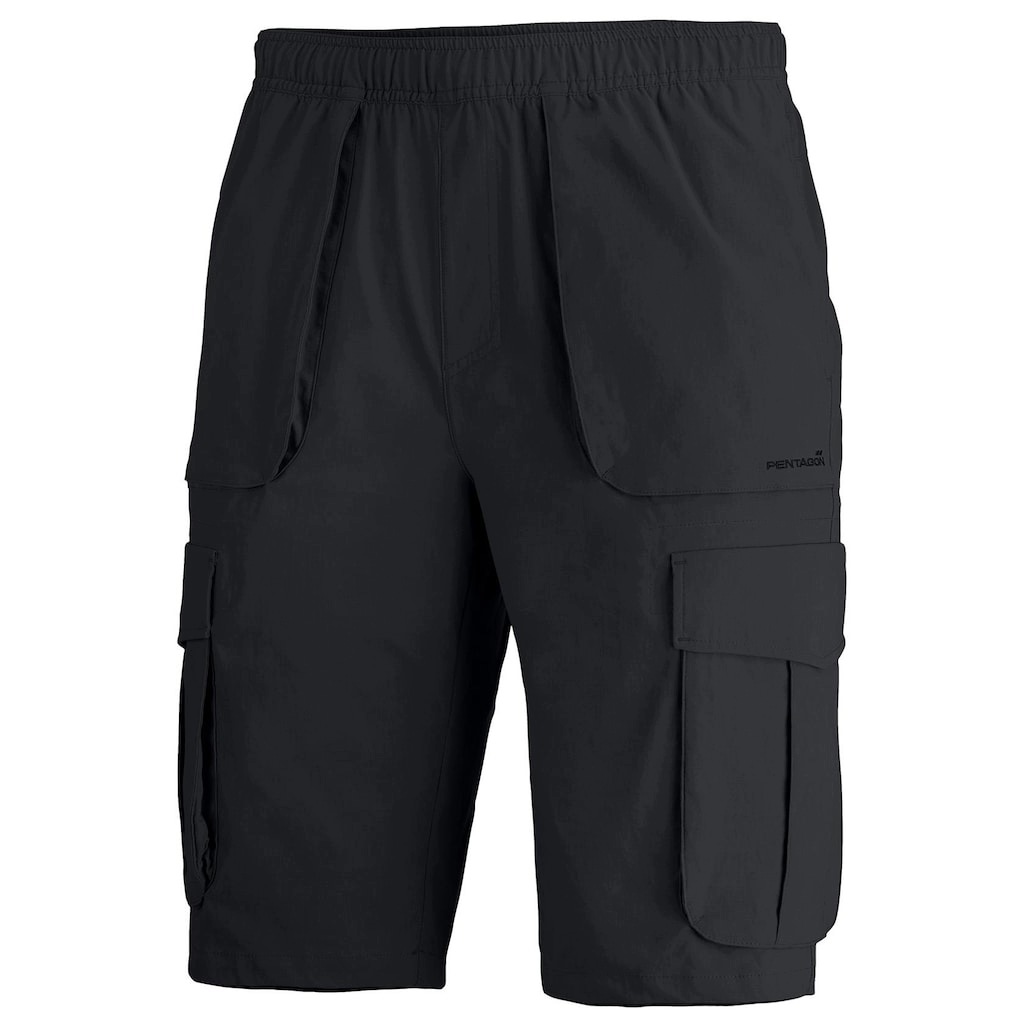 kraťasy kapsáče taktické šortky Pentagon Arden Functional Black L
