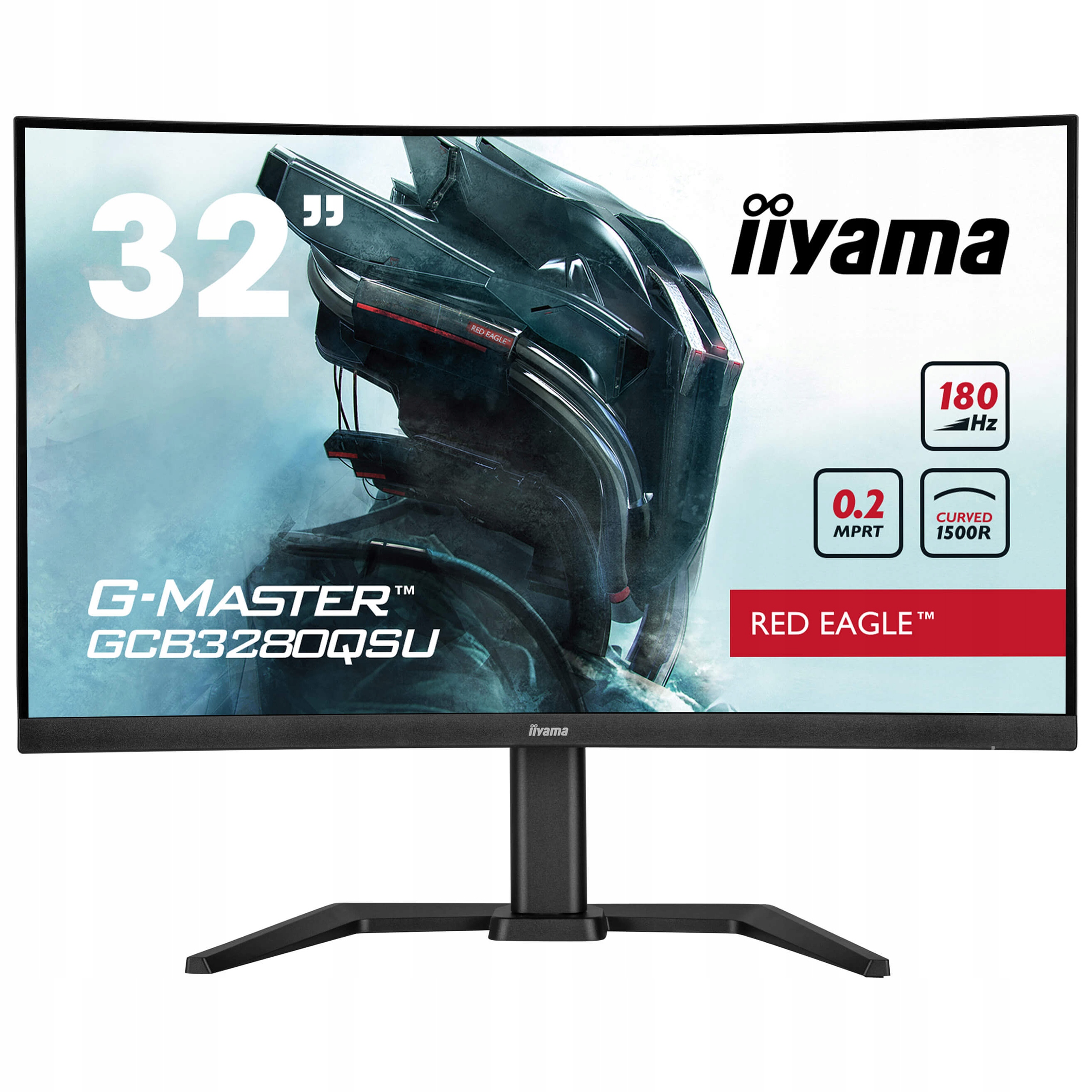 Zakrivený monitor 32" iiyama G-Master GCB3280QSU-B2 Wqhd Va Led 180Hz