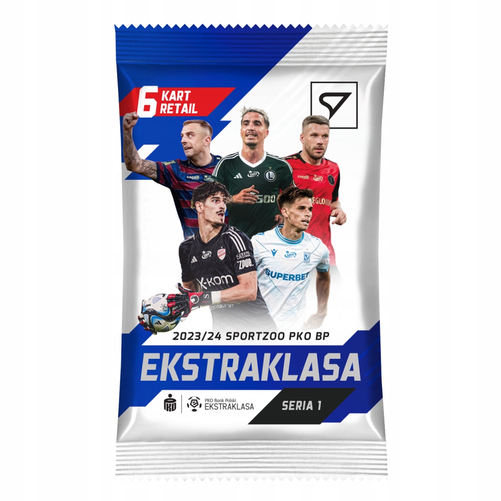 1 x saszetka Karty EKSTRAKLASA SPORTZOO PKO BANK POLSKI 2023/24 seria 1